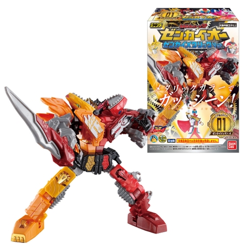 [Hàng Sẵn] Mô Hình Lắp Ráp Model Kit Minipla Sentai Zenkaiger JuraGaon, Bullmajin Metallic Ver Chính hãng Bandai MS019