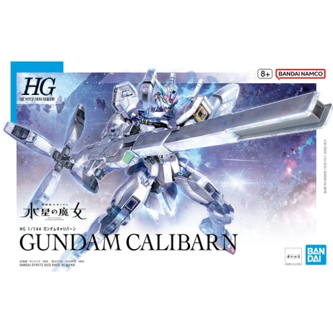 [hàng sẵn]Mô hình lắp ráp Gunpla HG 1/144 Gundam Calibarn Tặng kèm base (Mobile Suit Gundam: The Witch from Mercury)