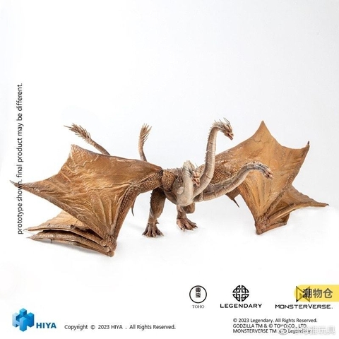 Mô hình Action figure King Ghidorah phần phim Godzilla: King of the Monsters (2019) của hiyatoys hiya toys