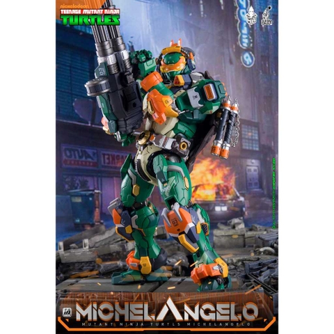 [Hàng Sẵn] Mô Hình Ráp Sẵn (Diecast Action Figure)  Michelangelo Teenage Mutant Ninja Turtles Của Heat Boys x Snap Finge