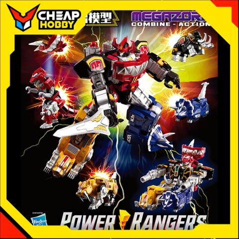 [Hàng Sẵn] Mô Hình lắp Ráp Model Kit Dino Megazord / Daizyujin dòng Furai Model của FlameToys