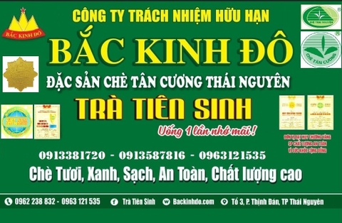 Hoạt động sản xuất đóng gói sản phẩm Trà Tiên Sinh của công ty.