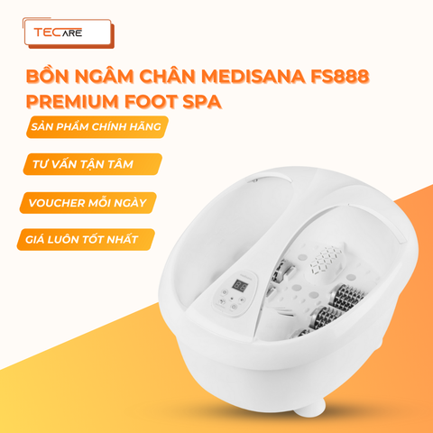 Medisana Bồn ngâm chân FS888 - Mua Combo Tặng kèm Vòi lọc hoa sen Cuckoo