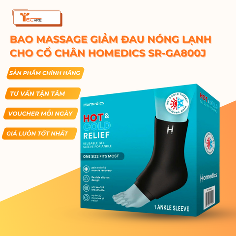 Homedics Bao Massage Giảm Đau Nóng Lạnh Cho Cổ chân SR-GA800J