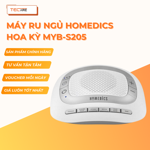 Homedics Máy phát âm thanh ru ngủ âm thanh trắng MYB-S205