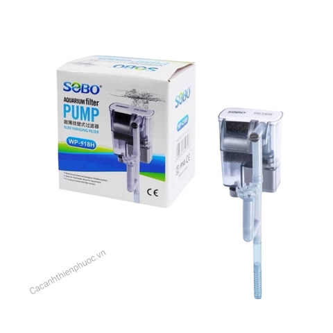 Lọc Treo Sobo Wp 518H- Máy Lọc Thác Bể Cá- Cá Cảnh Thiên Phước