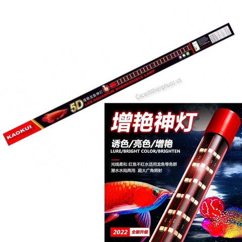 Đèn Solar Kaokui RGB 5 Hàng Uva Uvb Có App Easycon Chỉnh Màu Hồ Cá - Đèn Led Cá Rồng- Cá Cảnh Thiên Phước