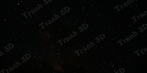 Tranh Bầu Trời Sao Đêm-Tranh 3D  Dán Hồ Cá - Decal Dán Hồ- Cá Cảnh Thiên Phước