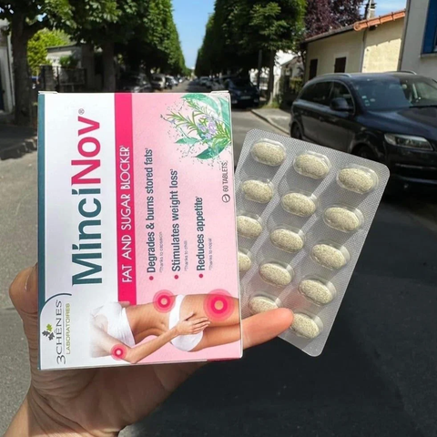 Viên Uống Giảm Cân MinciNov - Pháp - Hộp 60 Viên