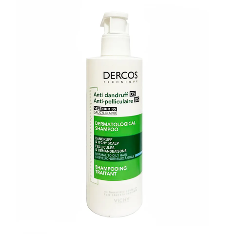 Dầu gội giảm gàu Vichy Dercos cho tóc dầu, 390ml