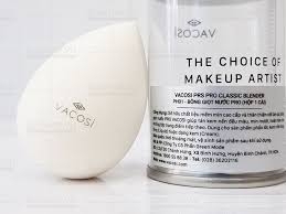 Mút tán nền giọt nước Vacosi (Trắng)