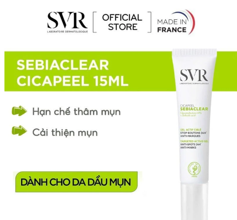 Gel chấm mụn SVR Cicapeel Sebiaclear 15ml (5/26)