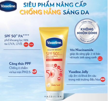 Dưỡng thể chống nắng Vaseline 50X 300ml