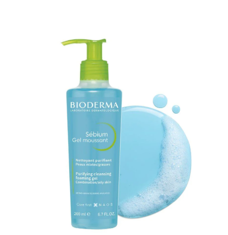 BIODERMA Sữa rửa mặt gel xanh