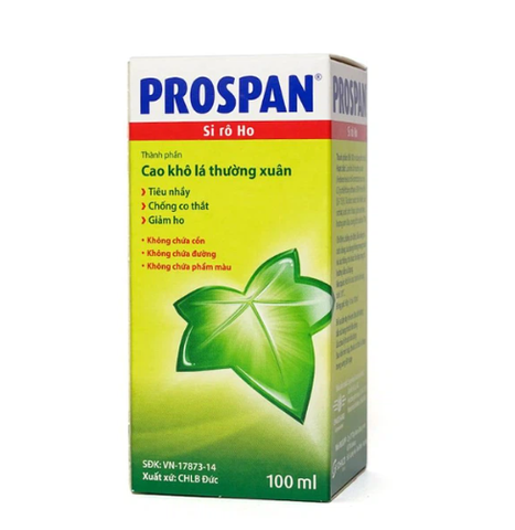 Siro ho Prospan Engelhard điều trị viêm phế quản mạn tính