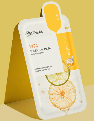 Mặt Nạ Có Chứa Vitamin Lightbeam Giúp Làm Hỗ Trợ Sáng Da Vita Lightbeam Essential Mask Ex Mediheal 24Ml
