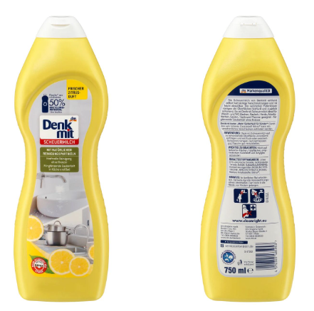 Dung dịch tẩy rửa đa năng Denkmit 750ml