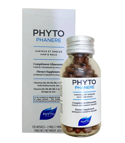 Viên uống ngăn ngừa rụng tóc Phyto Phanere, Hộp 120 viên