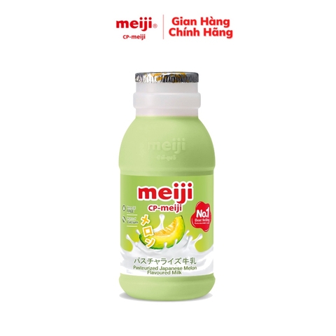 Sữa tươi thanh trùng Meiji vị dưa lưới 200ml