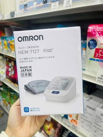 Máy Đo Huyết Áp Bắp Tay Omron HEM 7127 nội địa Nhật  – Theo Dõi Huyết Áp Chính Xác Tại Nhà
