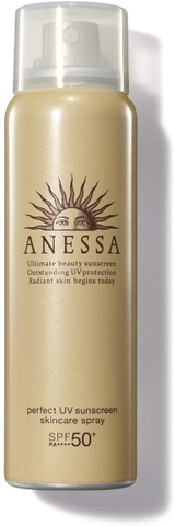 Xịt chống nắng Anessa 60g SPF50+ PA++++  Chống nước, tiện lợi, không bết dính
