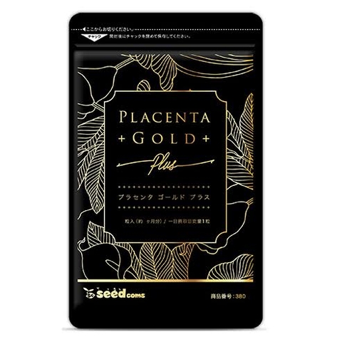 Viên uống Nhau thai Placenta Gold Seedcoms Nhật Bản - Hỗ trợ chăm sóc làn da từ bên trong