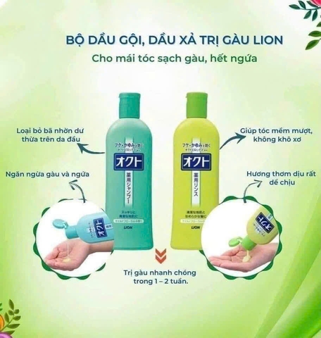 Cặp Dầu Gội Xả Trị Gàu Lion Nhật Bản – Giải Pháp Cho Da Đầu Sạch Gàu, Hết Ngứa