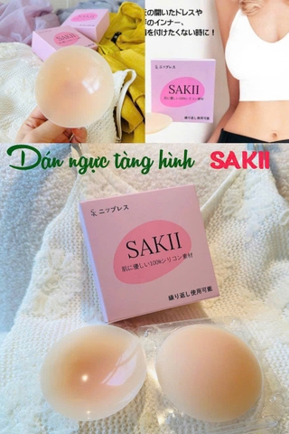 Miếng dán ngực SAKII – Hộp 2 Set (4 Miếng) giải pháp nâng đỡ tự nhiên, tự tin diện mọi trang phục