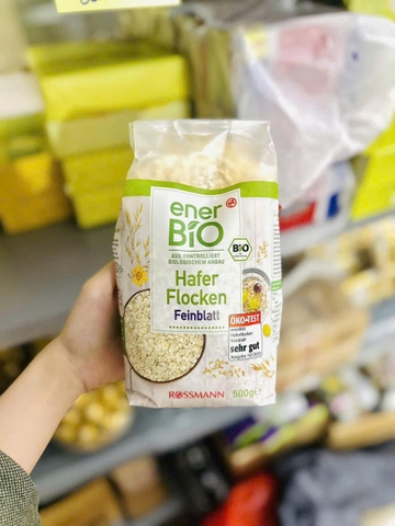 Yến mạch hữu cơ EnerBio 500g Rossmann Đức – Bữa sáng dinh dưỡng cho cả gia đình