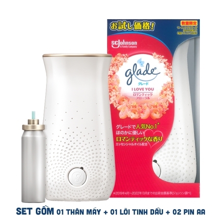 Máy Xịt Thơm Phòng Cảm Biến Glade Chính Hãng - Khử Mùi, Tỏa Hương Tự Động