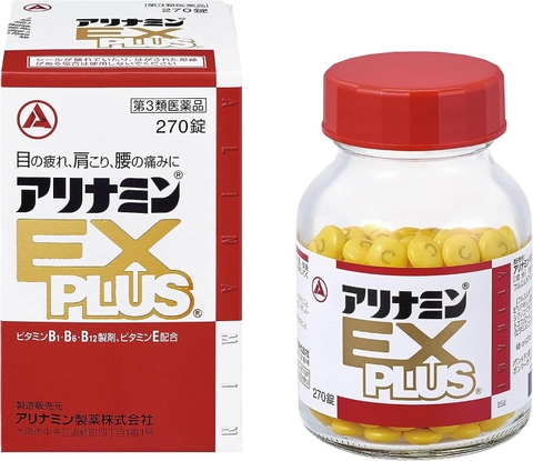 Arinamin EX Plus 270 viên Nhật Bản – Hỗ trợ giảm đau mỏi vai gáy, đau lưng, mỏi cơ