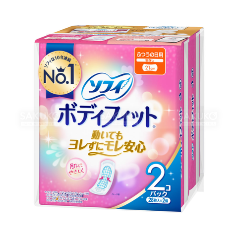 BVS Unicharm Sofy Ban Ngày Có Cánh 21cm (20 Miếng x 2 Gói)