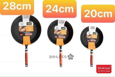 Chảo Chống Dính Vân Đá Shikisai – Made in Japan | Siêu Bền, Siêu Đẹp, Nấu Ăn Chuẩn Vị Nhật