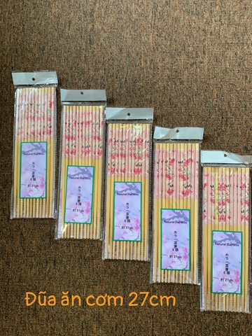 Set 6 đũa ăn cơm Maruki Nhật Bản (27cm)