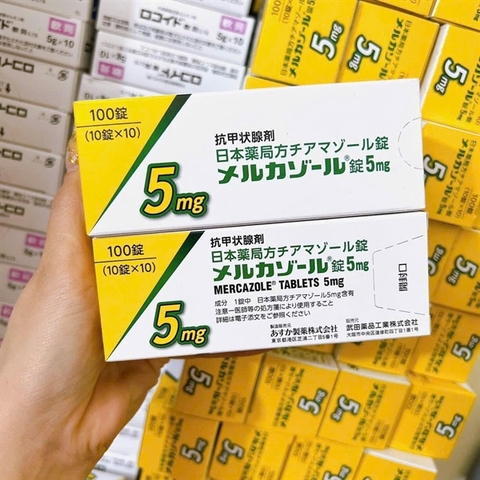 Viên Uống Hỗ Trợ Tuyến Giáp, Cường Giáp Mercazole 5mg – Giải pháp chăm sóc sức khỏe tuyến giáp