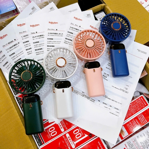 Quạt Cầm Tay Mini 5 Chế Độ Gió – Hàng Nhật Chính Hãng | Làm Mát Mọi Lúc, Mọi Nơi