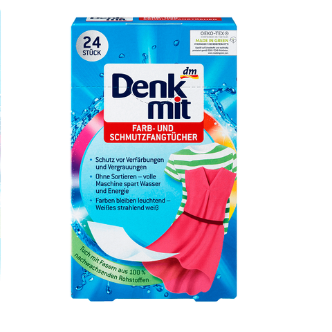 Giấy Hút, Chống Loang Màu Quần Áo Denkmit – Giặt Chung Không Lo Phai Màu
