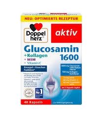 Viên Uống Glucosamin Doppelherz 1600 + MSM + Collagen + Vitamin C – Bổ Khớp Hiệu Quả Từ Đức