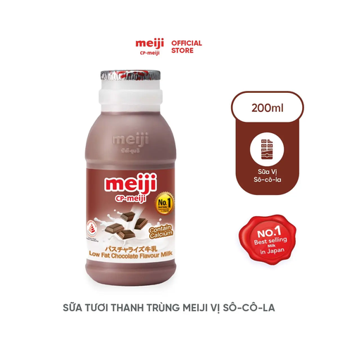 Sữa tiệt trùng Meiji Chocolate (200ml)