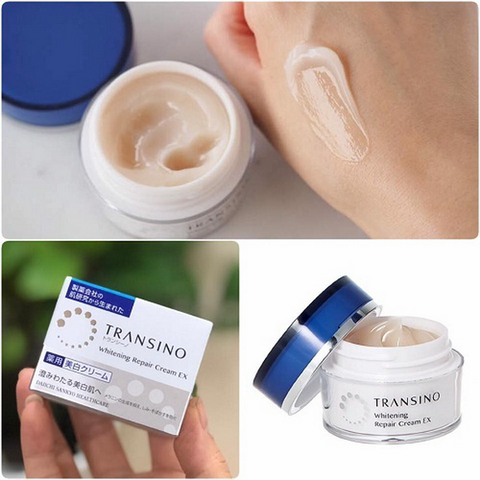 Kem dưỡng đêm trắng và tái tạo da transino whitening repair cream Ex