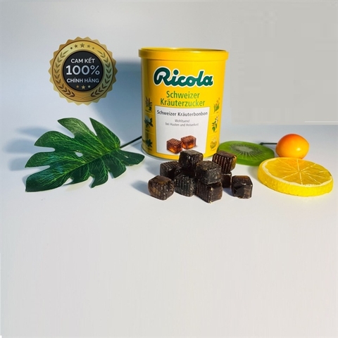Kẹo ngậm thảo dược, giảm ho, khan tiếng Ricola 250g