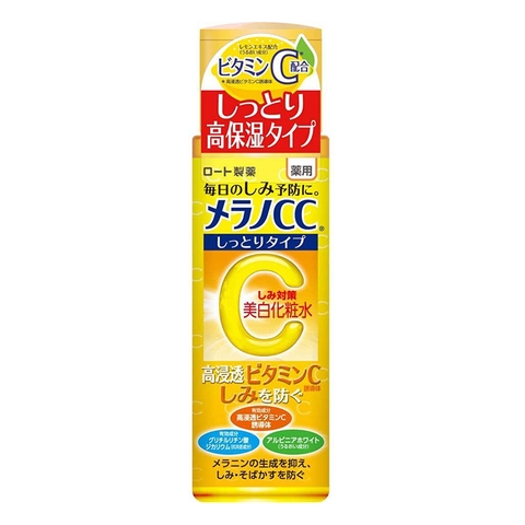 Nước hoa hồng CC Melano Rohto - trắng da, trị nám