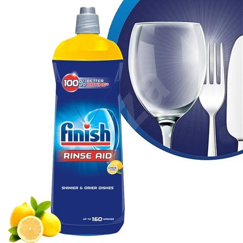 Nước Làm Bóng Finish Klarspüler 800ml – Cho Bát Đĩa Bóng Loáng, Sạch Sáng Như Mới - Hàng Nội Địa Nhật
