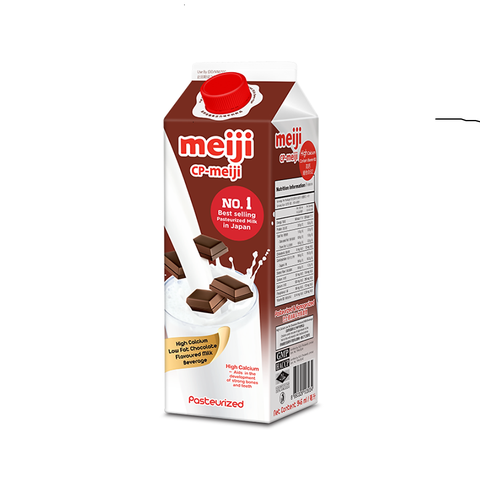 Sữa thanh trùng Meiji vị socola, canxi cao, ít béo 946ml