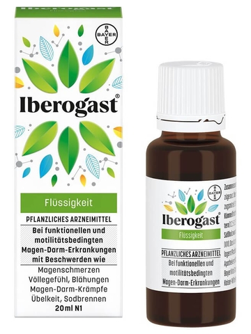 Thuốc Iberogast hỗ trợ viêm loét dạ dầy, đầy hơi, chướng bụng, trào ngược