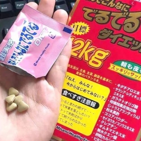 Viên uống hỗ trợ giảm cân 12kg Minami Healthy Foods (Hộp 75 gói x 6 viên)