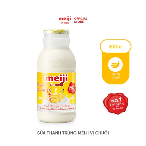 Sữa Thanh Trùng Meiji Nhật vị chuối 200ml