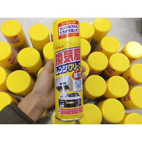 Xịt Khử Mảng Bám Dầu Mỡ Rinrei 330ml Nhật Bản – Giải pháp sạch bóng cho nhà bếp