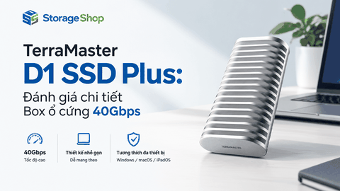 TerraMaster D1 SSD Plus: Đánh giá chi tiết Box ổ cứng 40Gbps