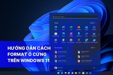 Cách format ổ cứng trên Windows 11 và những điều cần lưu ý